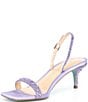 Color:Lavender - Image 4 - Blue by Betsey Johnson Rebel Rhinestone Kitten Heel Dress Sandals