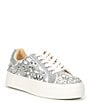 Color:White - Image 1 - Blue by Betsey Johnson Reily Rhinestone Platform Sneakers