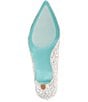 Color:Silver - Image 6 - Blue by Betsey Johnson Scout Rhinestone Kitten Heel Pumps
