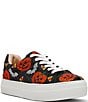 Blue by Betsey Johnson Sidny Halloween Print Rhinestone Platform Sneakers - Image 1