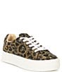 Color:Leopard - Image 1 - Blue by Betsey Johnson Sidny Leopard Rhinestone Platform Sneakers
