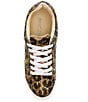 Color:Leopard - Image 5 - Blue by Betsey Johnson Sidny Leopard Rhinestone Platform Sneakers