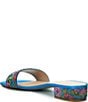 Color:Blue Poppy - Image 3 - Blue by Betsey Johnson Sunny Rhinestone Floral Slide Dress Sandals