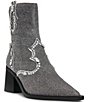 Blue by Betsey Johnson Tarra Rhinestone Embellished Western Booties - Image 1