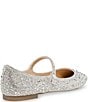 Color:Silver - Image 3 - Blue by Betsey Johnson Tess Rhinestone Mary Jane Flats
