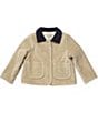 Blue Rooster By Pink Chicken Boys Jace Corduroy Sherpa Lined Snap Front Jacket - Image 1
