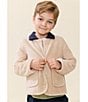 Blue Rooster By Pink Chicken Boys Jace Corduroy Sherpa Lined Snap Front Jacket - Image 5