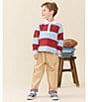 Blue Rooster By Pink Chicken Boys Jackson Canvas Pull On Pants - Image 3