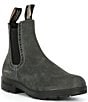 Color:Rustic Black - Image 1 - Women's Original Water-Resistant Distressed Leather High Top Booties