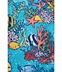 Color:Blue - Image 2 - ® Little/Big Boys 2-10 Coral Reef Printed Swim Trunks