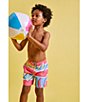 Color:Multi - Image 4 - Boardies® Little/Big Boys 2-10 Family Matching Fresh Prince Print Swim Trunks