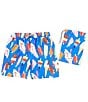 Color:Blue - Image 3 - Boardies® Little/Big Boys 2-10 Ice Cream Swim Shorts