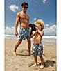 Color:Multi - Image 4 - Boardies® Little/Big Boys 2-10 Monsters Swim Shorts