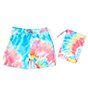Color:Multi - Image 1 - Boardies® Little/Big Boys 2-10 Family Matching Spiral Tie Dye Printed Swim Trunks