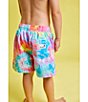Color:Multi - Image 3 - Boardies® Little/Big Boys 2-10 Family Matching Spiral Tie Dye Printed Swim Trunks