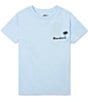 Color:Blue - Image 2 - Boardies® Little/Big Boys 3-14 Short Sleeve Paradise Surf Graphic T-Shirt