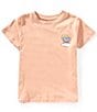 Boardies Little/Big Boys 5-14 Short Sleeve Kid's Rainbows & Unicorns T-Shirt, Color:Orange - Image 2