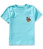 Boardies Little/Big Boys 5-14 Short Sleeve Panther Kids T-Shirt, Color:Blue - Image 2