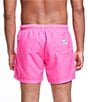 Color:Pink - Image 2 - Magenta Classic Fit Mid Length 4.5#double; Inseam Swim Trunks