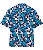 Boardies Palm Springs Woven Button Up Shirt, Color:Navy - Image 2