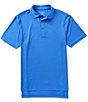 Color:Marina - Image 1 - Golf XH20 Solid Performance Jersey Short-Sleeve Polo Shirt