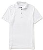 Color:White - Image 1 - Golf XH20 Solid Performance Jersey Short-Sleeve Polo Shirt