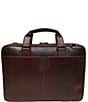 BOCONI Garth Coated Zipper Slim Leather Laptop Briefcase - Image 3