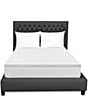 Color:White - Image 5 - 2-Inch Cooling Gel Memory Foam Mattress Bed Topper with Graphene Infused Cover