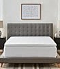 Color:White - Image 1 - 2-Inch Gel-Infused Memory Foam Mattress Bed Topper with Circular-Knit Cover