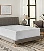 Color:White - Image 2 - 2-Inch Gel-Infused Memory Foam Mattress Bed Topper with Circular-Knit Cover