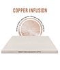 Color:Copper - Image 6 - 3-Inch Copper Infused Memory Foam Mattress Bed Topper