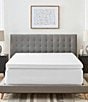 Color:White - Image 3 - 3-Inch Gel-Infused Memory Foam Mattress Bed Topper with Cooling Cover