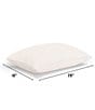 Color:White/Copper - Image 4 - Gel-Infused Memory Foam Cluster Jumbo Bed Pillow with Copper Infused Cover