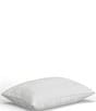 Color:White/Grey - Image 1 - Gel-Infused Memory Foam Polyester Cluster Jumbo Bed Pillow with Charcoal Infused Cover