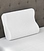 Color:White - Image 1 - Gel Support Contour Memory Foam Bed Standard Pillow