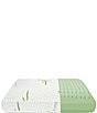 Color:White - Image 2 - Green Tea Infused Memory Foam Bed Pillow with Rayon from Bamboo Infused Pillow Cover