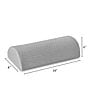 BodiPEDIC Pressure-Relieving Support Memory Foam Any Position Pillow, Color:Grey - Image 8