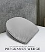 BodiPEDIC Pressure-Relieving Support Memory Foam Pregnancy Wedge Pillow, Color:Grey - Image 7