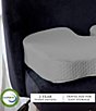 BodiPEDIC Pressure-Relieving Support Memory Foam Seat Cushion, Color:Grey - Image 7