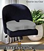 BodiPEDIC Pressure-Relieving Support Memory Foam Seat Cushion, Color:Grey - Image 9