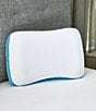 Color:White - Image 3 - Side and Back Sleeper Gel-Infused Memory Foam Bed Oversized Pillow