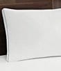 Color:White - Image 3 - Supreme Comfort Gusseted Fiber and Memory Foam Bed Pillow