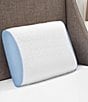 Color:White - Image 1 - Supreme Cool AeroFusion Memory Foam Oversized Bed Pillow