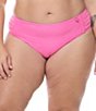 Body Glove Plus Size Smoothies Retro Multi Strap High Waist Swim Bottom - Image 1