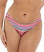 Body Glove Shimmer Bikini Mid Rise Hipster Swim Bottom - Image 1