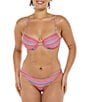 Body Glove Shimmer Bikini Mid Rise Hipster Swim Bottom - Image 3