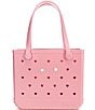 Bogg Bag Baby Bogg Heart Shimmer Tote Bag, Color:Hearts Bubblegum - Image 2