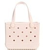 Bogg Bag Bitty Bogg Bag Tonal Button Tote Bag, Color:Pale Pink - Image 2