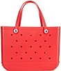 Color:Red Heart - Image 1 - Large Heart Bogg Tote Bag