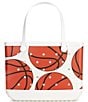 Bogg Bag Original Bogg® Large Hoop Dreams Basketball Tote Bag, Color:Hoop Dreams - Image 1